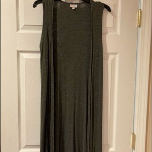 LuLaRoe open long cardigan/vest